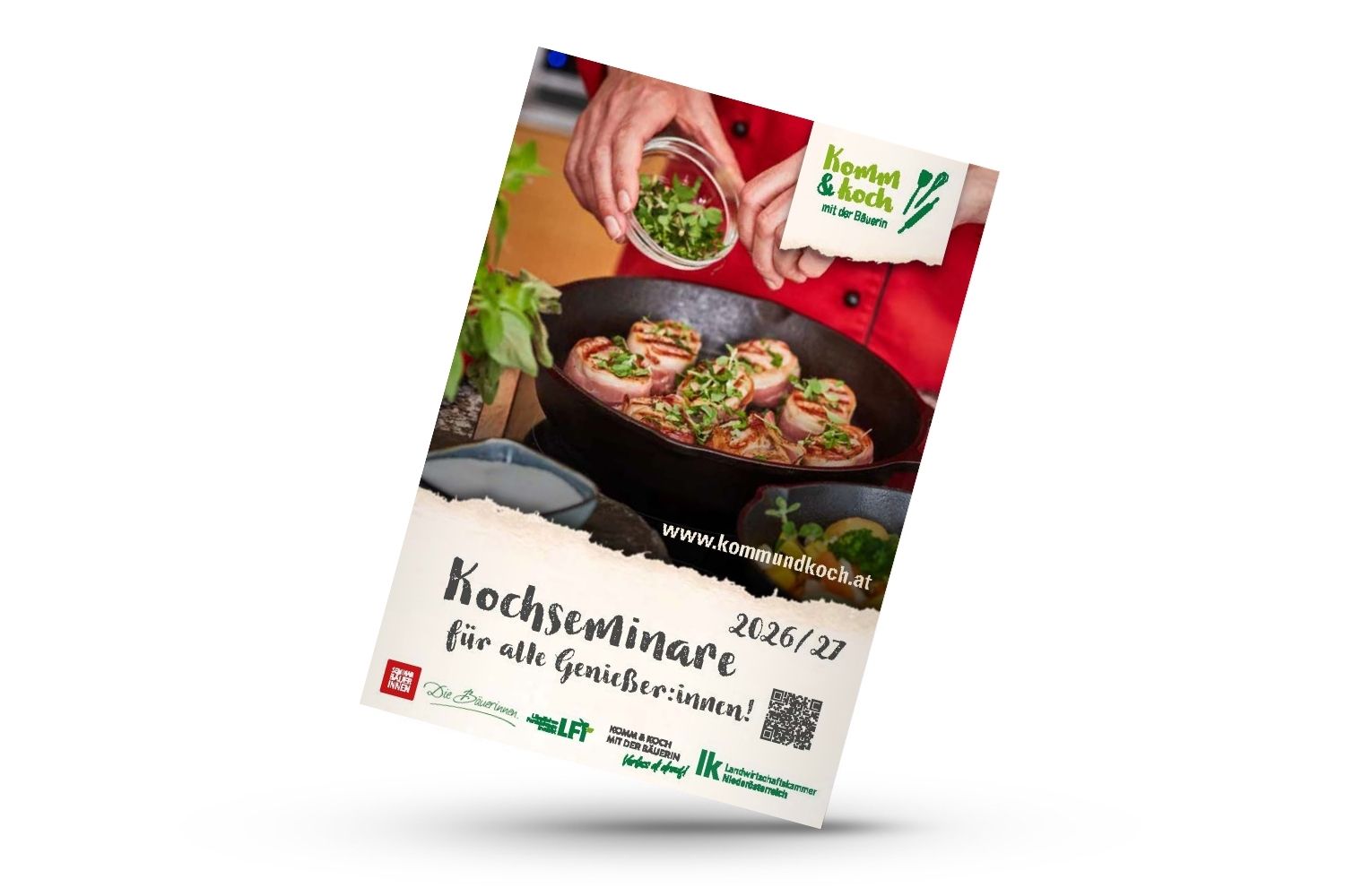 Bewerbungsheft Komm & koch mit der Bäuerin